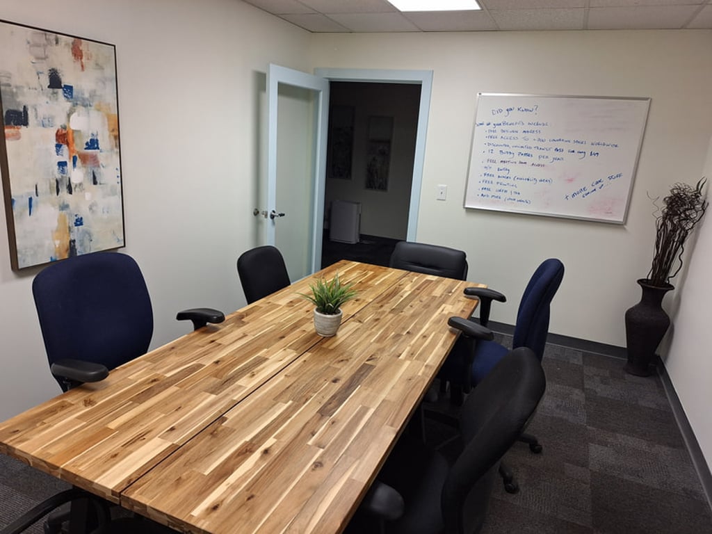 An interior shot of Meeting Room