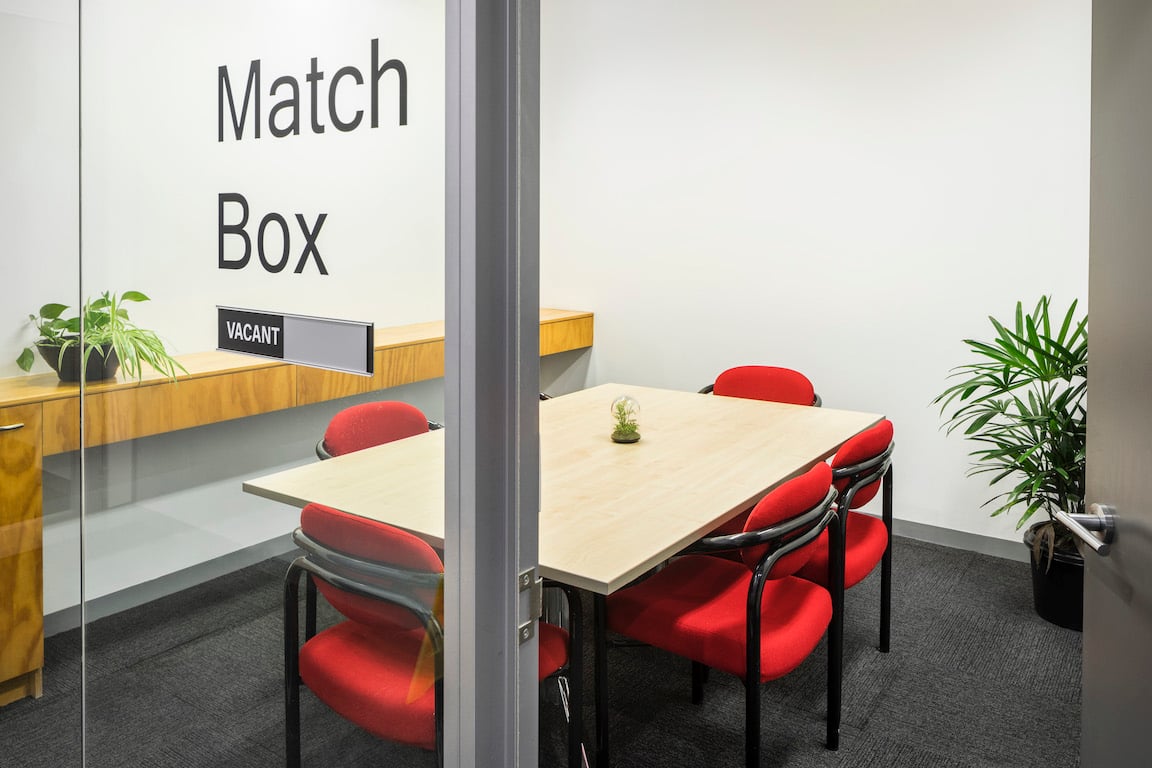 An interior shot of Match Box