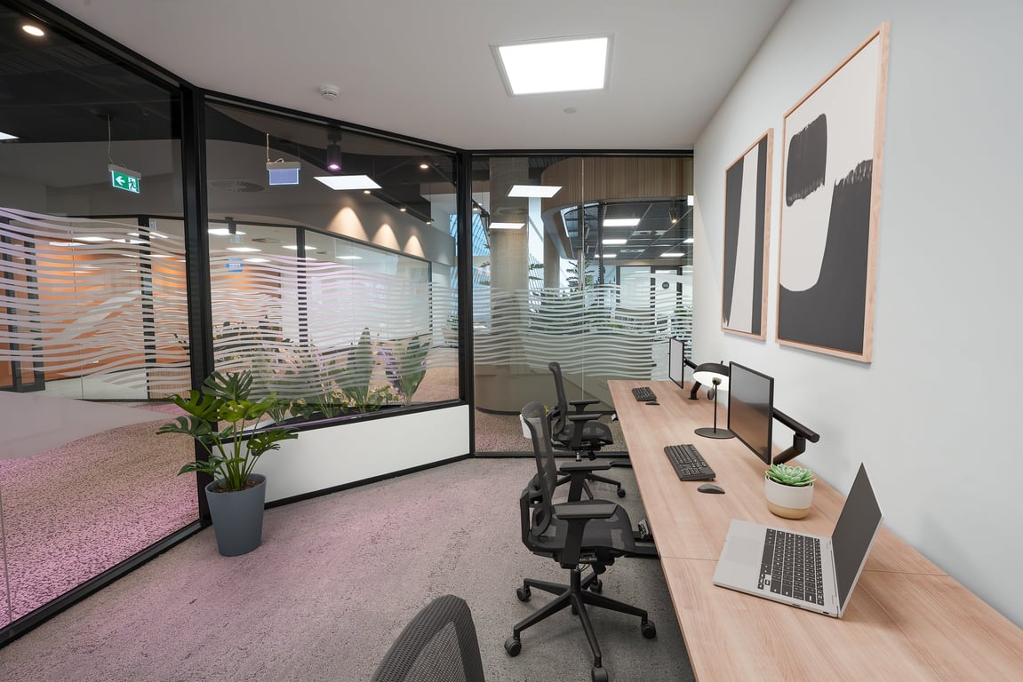 An interior shot of Suite 36