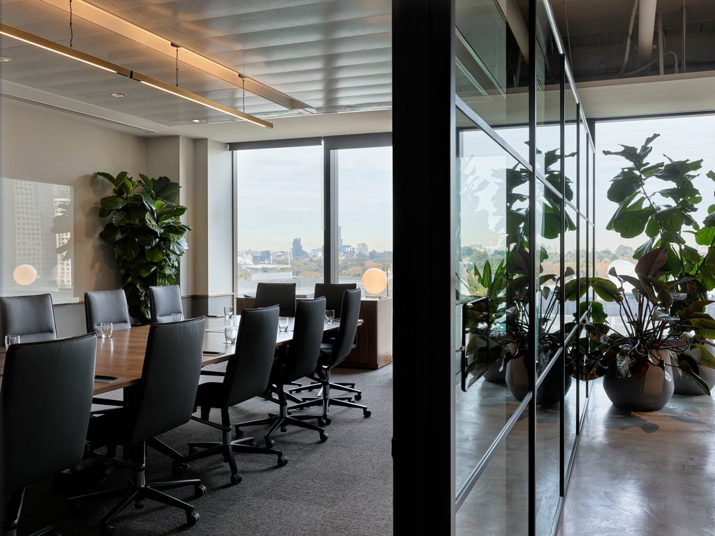 An interior shot of Boardroom