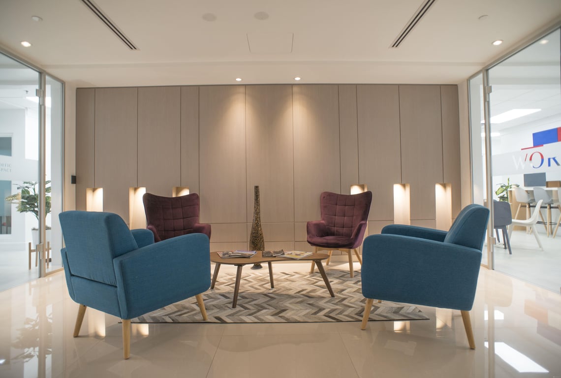 An interior shot of Private Office