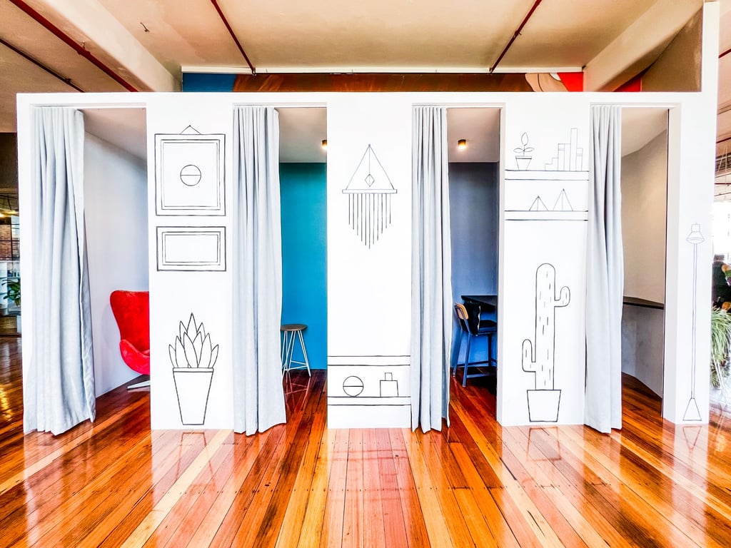 An interior shot of Office 1E