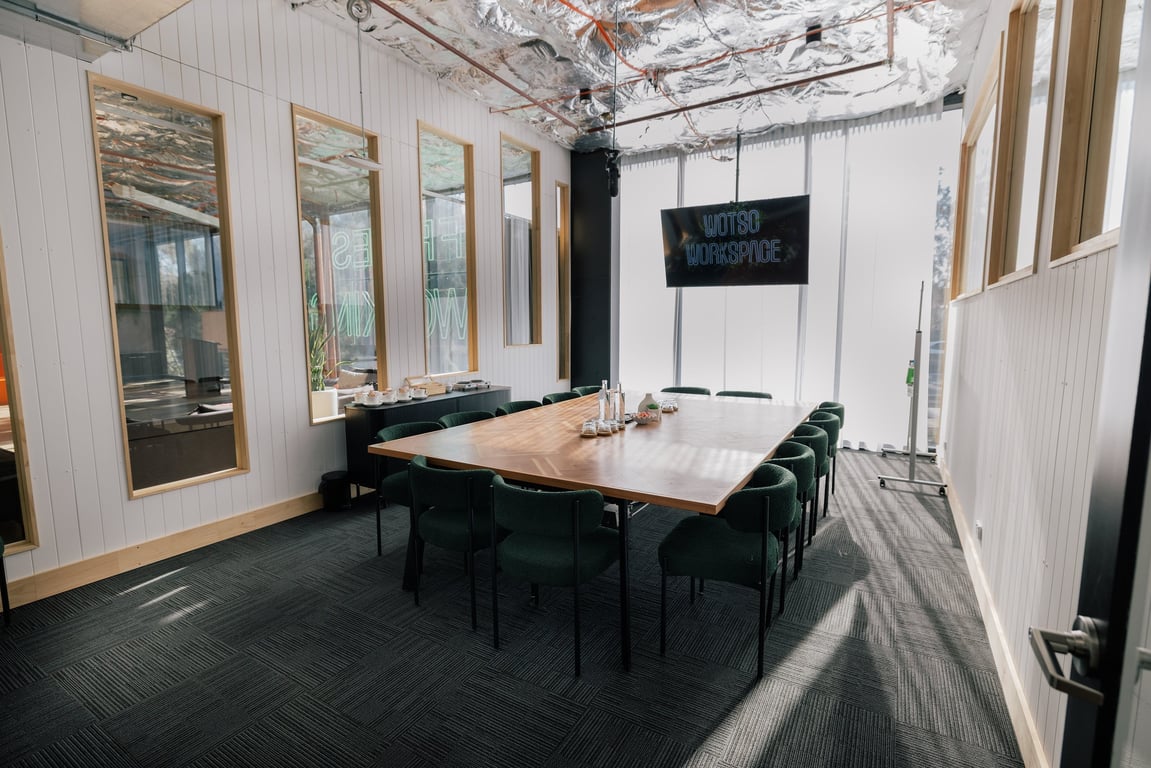 An interior shot of The Glasshouse