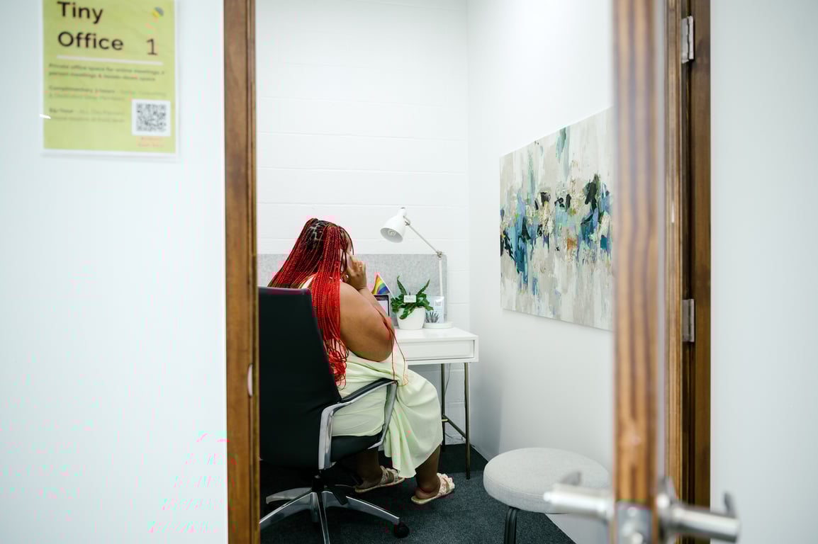 An interior shot of Inspiring Private Office