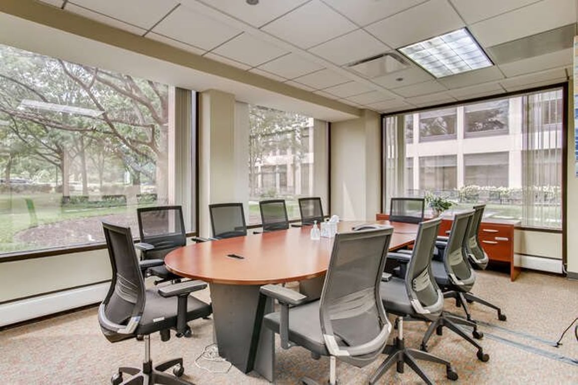 An interior shot of Conference room 1
