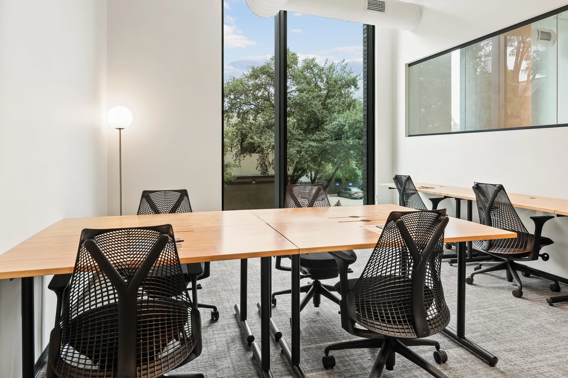 An interior shot of Industrious - Sherman Oaks