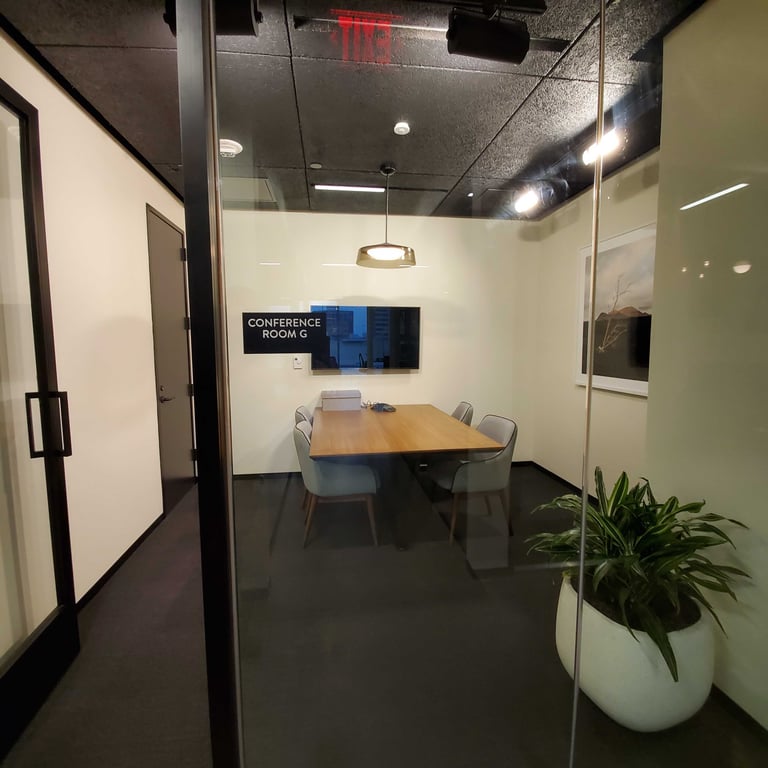 An interior shot of Conference G