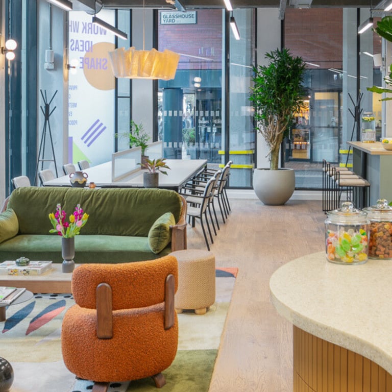 An interior shot of Spacemade - Beton