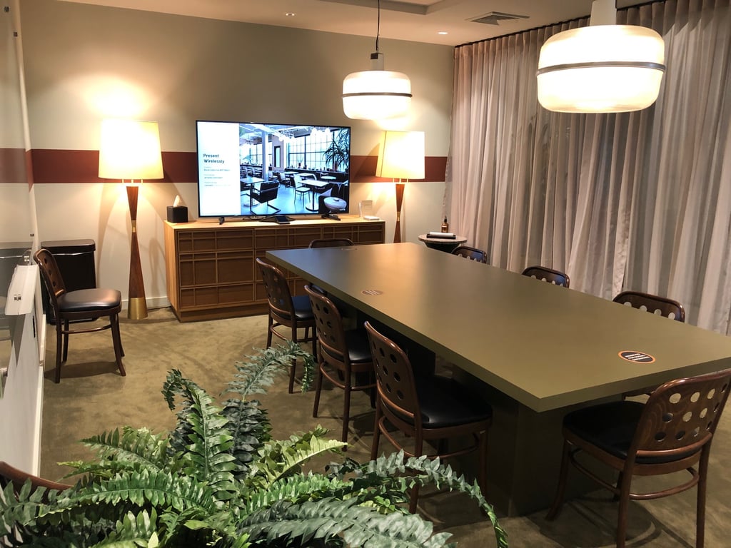An interior shot of Leonard Conference Room