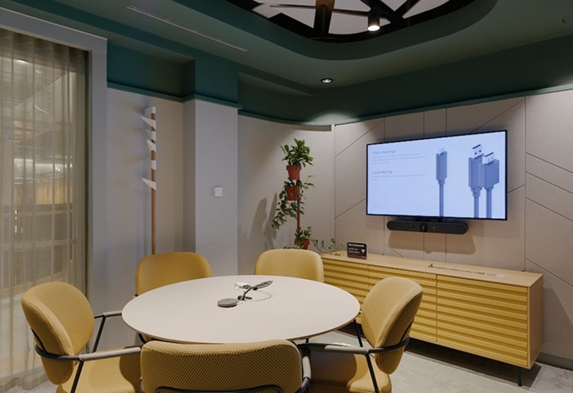 An interior shot of Room 1