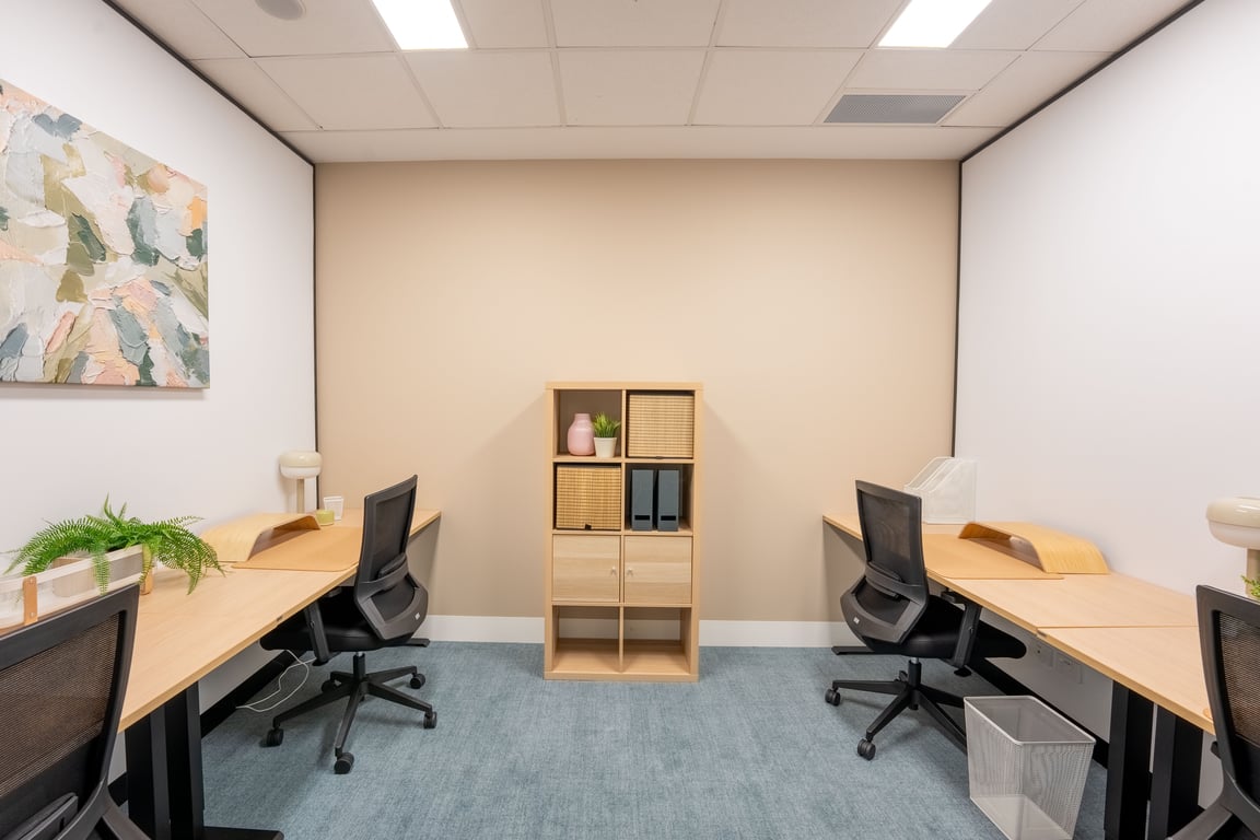 An interior shot of Suite 14