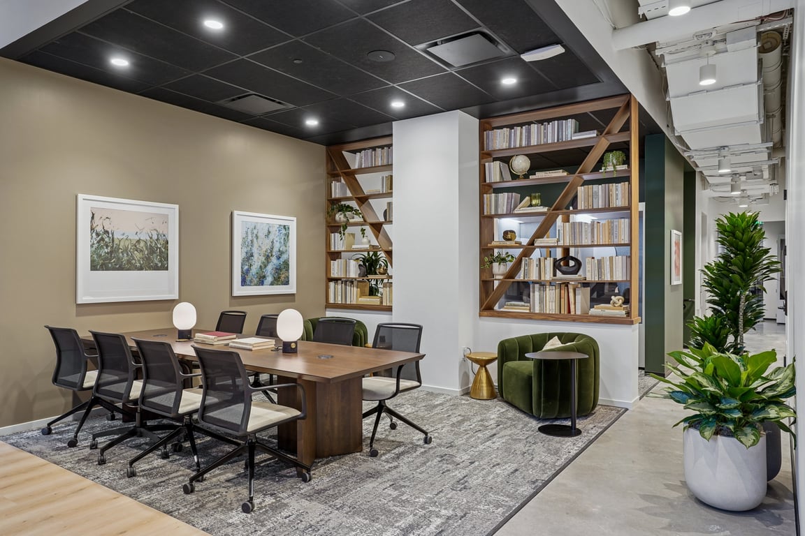 An interior shot of Industrious - Carmel City Center - 750 Veterans Way