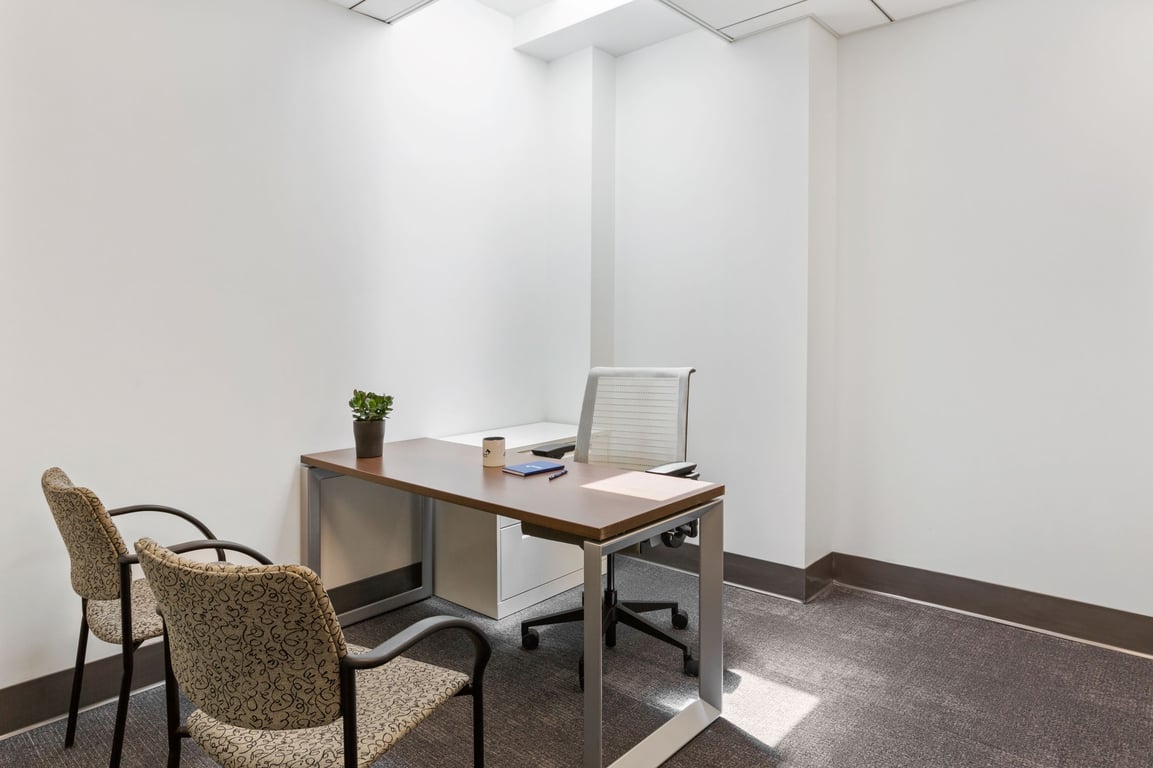 An interior shot of 2 Person Private Skylight Office