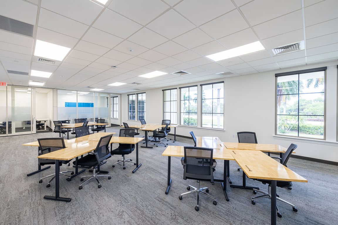 An interior shot of Training Suite