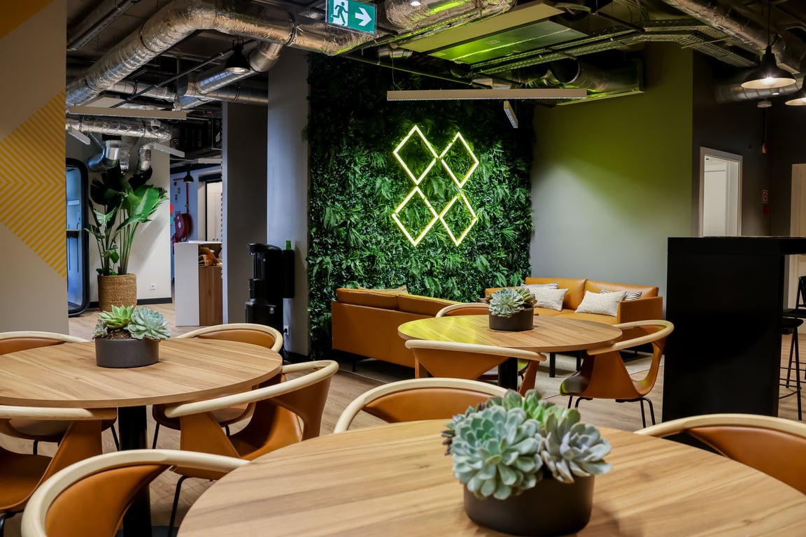 An interior shot of Event Space for 7h