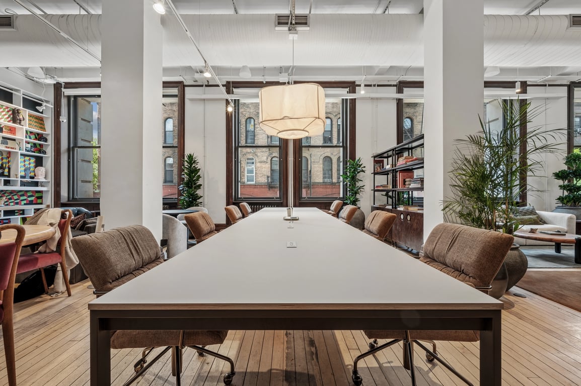 An interior shot of Parlor Table B
