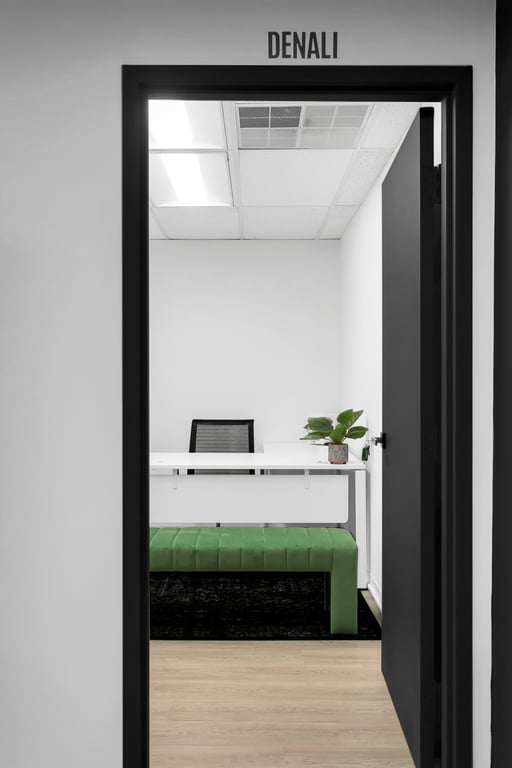 An interior shot of Private Office