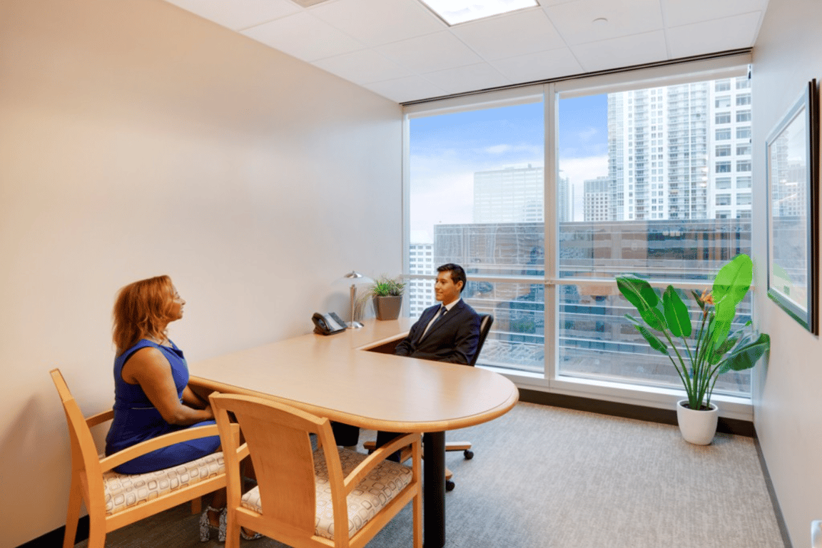An interior shot of Guest Office