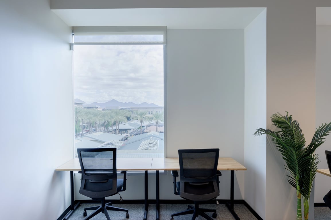 An interior shot of On-Demand Office (2 desks)