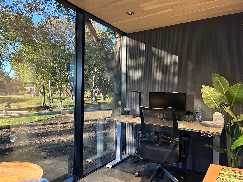 Private Office with a Panoramic View at Cinco Ranch Golf Club