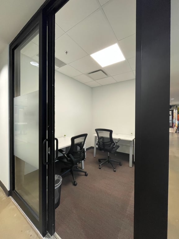 An interior shot of Private Office 35 - 2 people