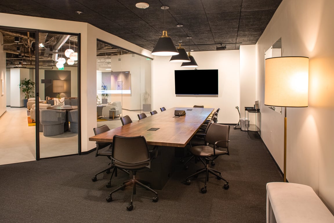 An interior shot of Industrious - Core Columbia