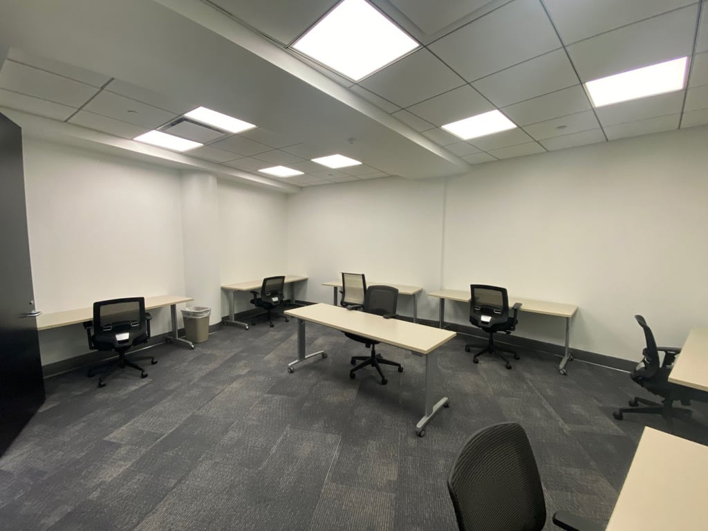 An interior shot of 5-8 Person Private Interior Office