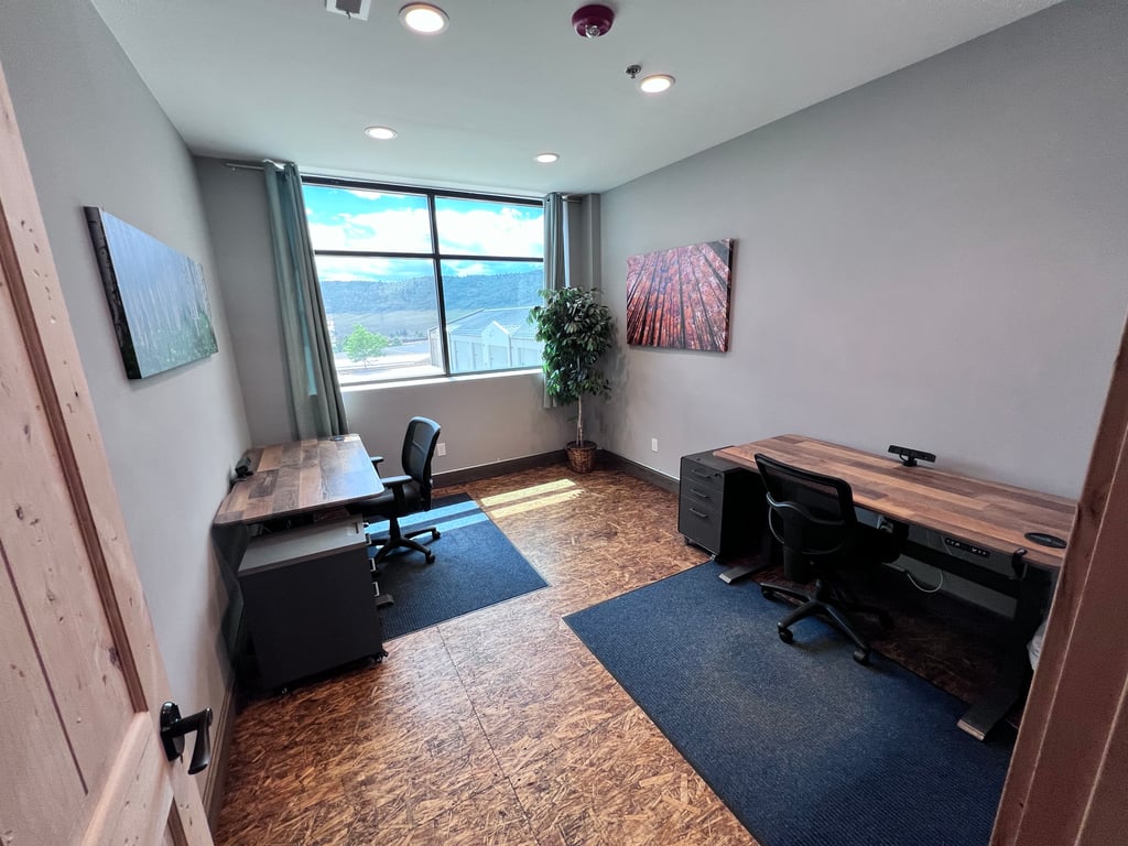 An interior shot of Private Office