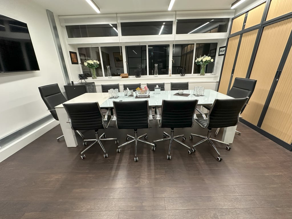 An interior shot of St James Boardroom