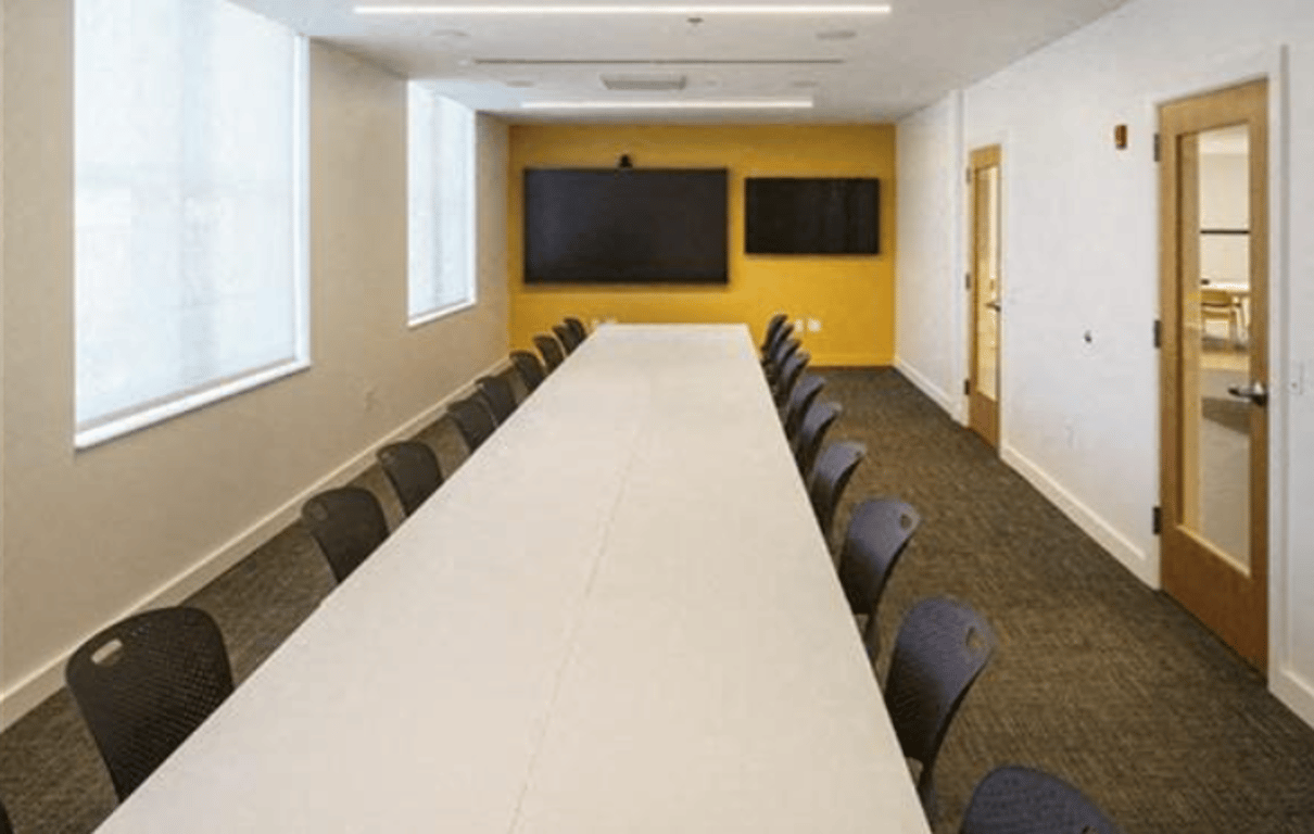 An interior shot of Conference Room 322