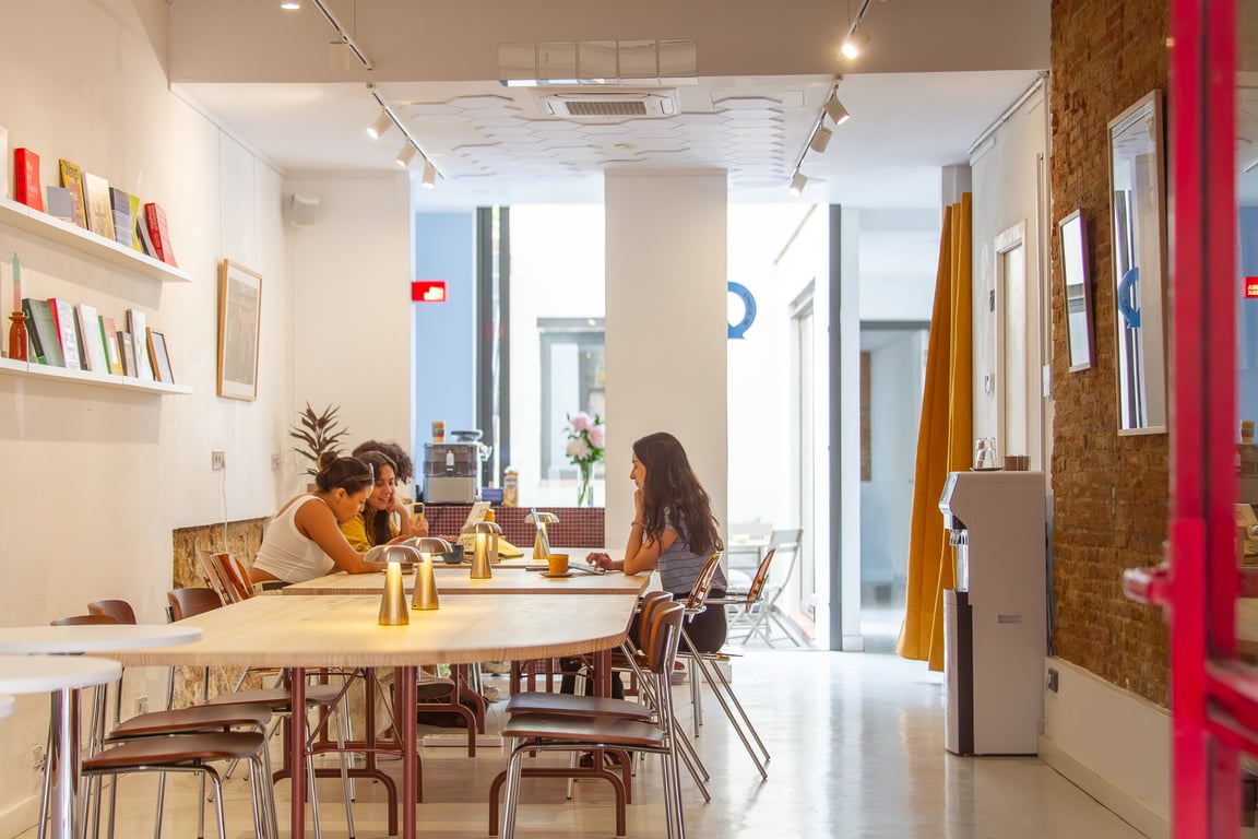 An interior shot of Nida Hall