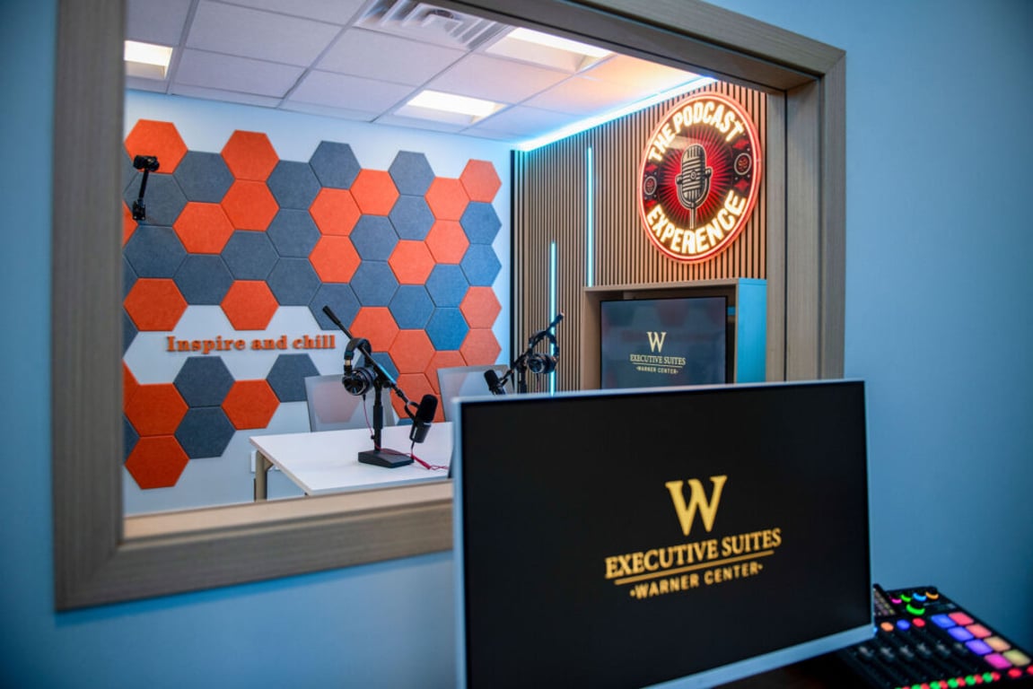 An interior shot of Pro Podcast Studio