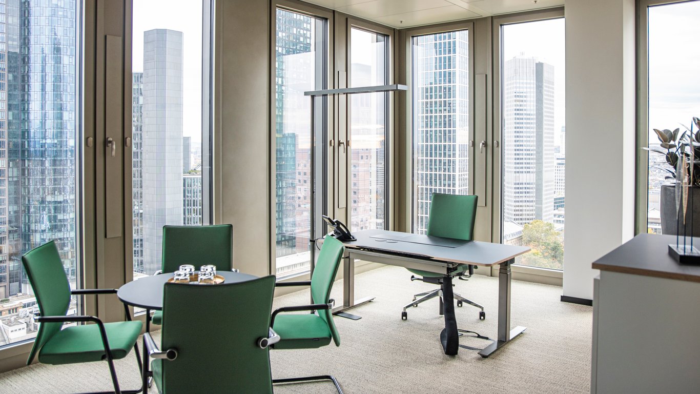 An interior shot of Chefbüro