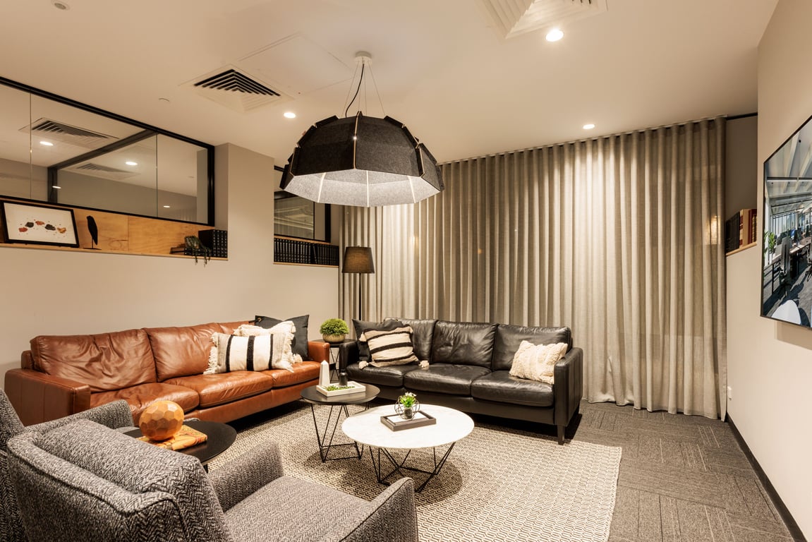 An interior shot of New York Presentation Lounge