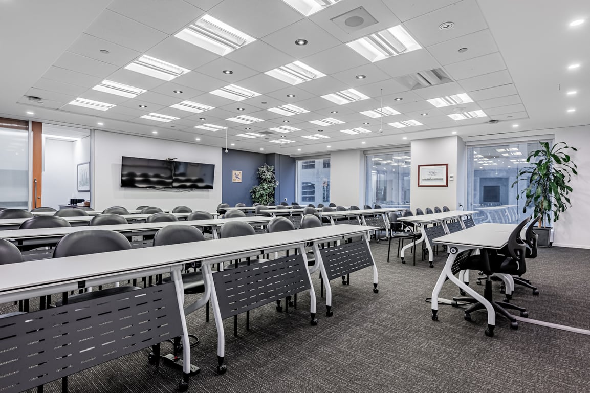 An interior shot of Rainy Lake Training Room
