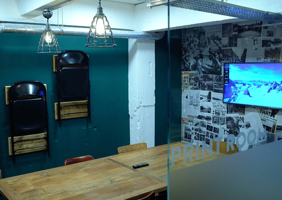 An interior shot of The Print Room