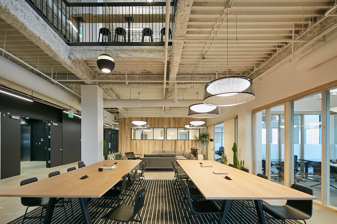 An interior shot of CENTRL Office - Downtown LA