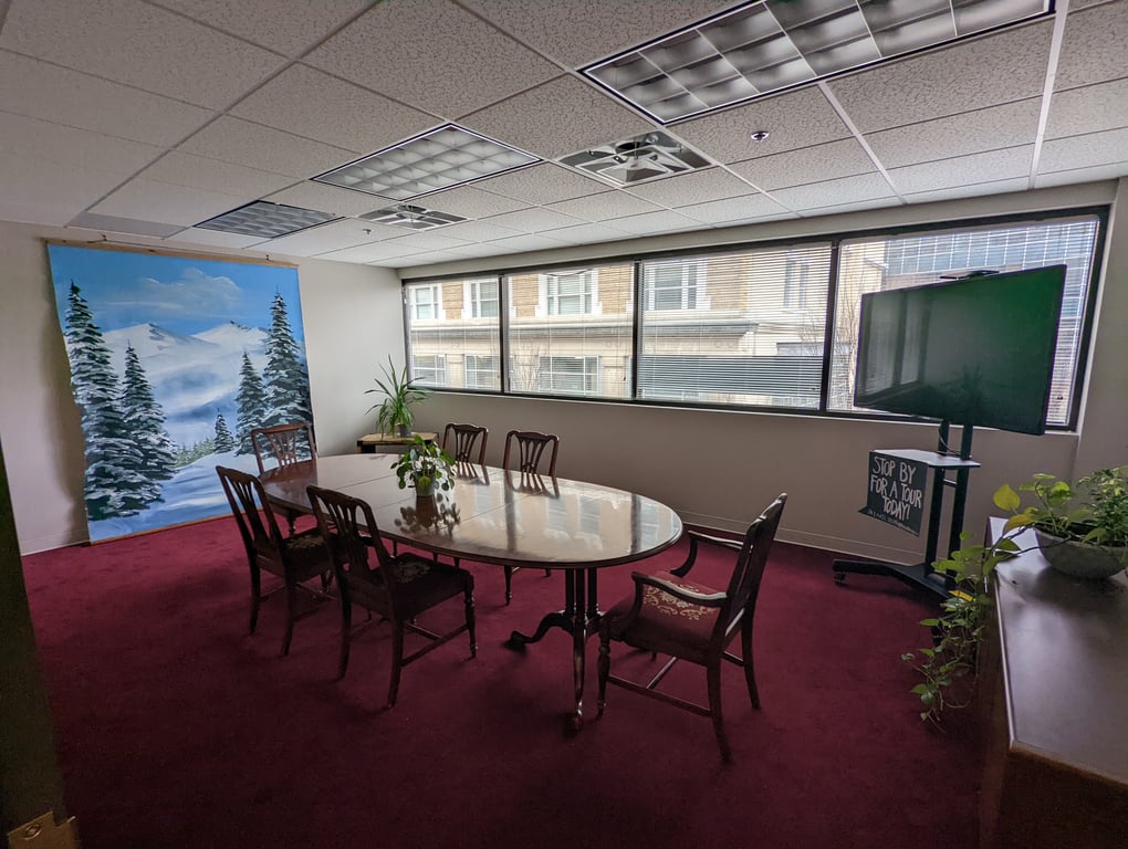 An interior shot of Collaboration Room (Meeting Room)