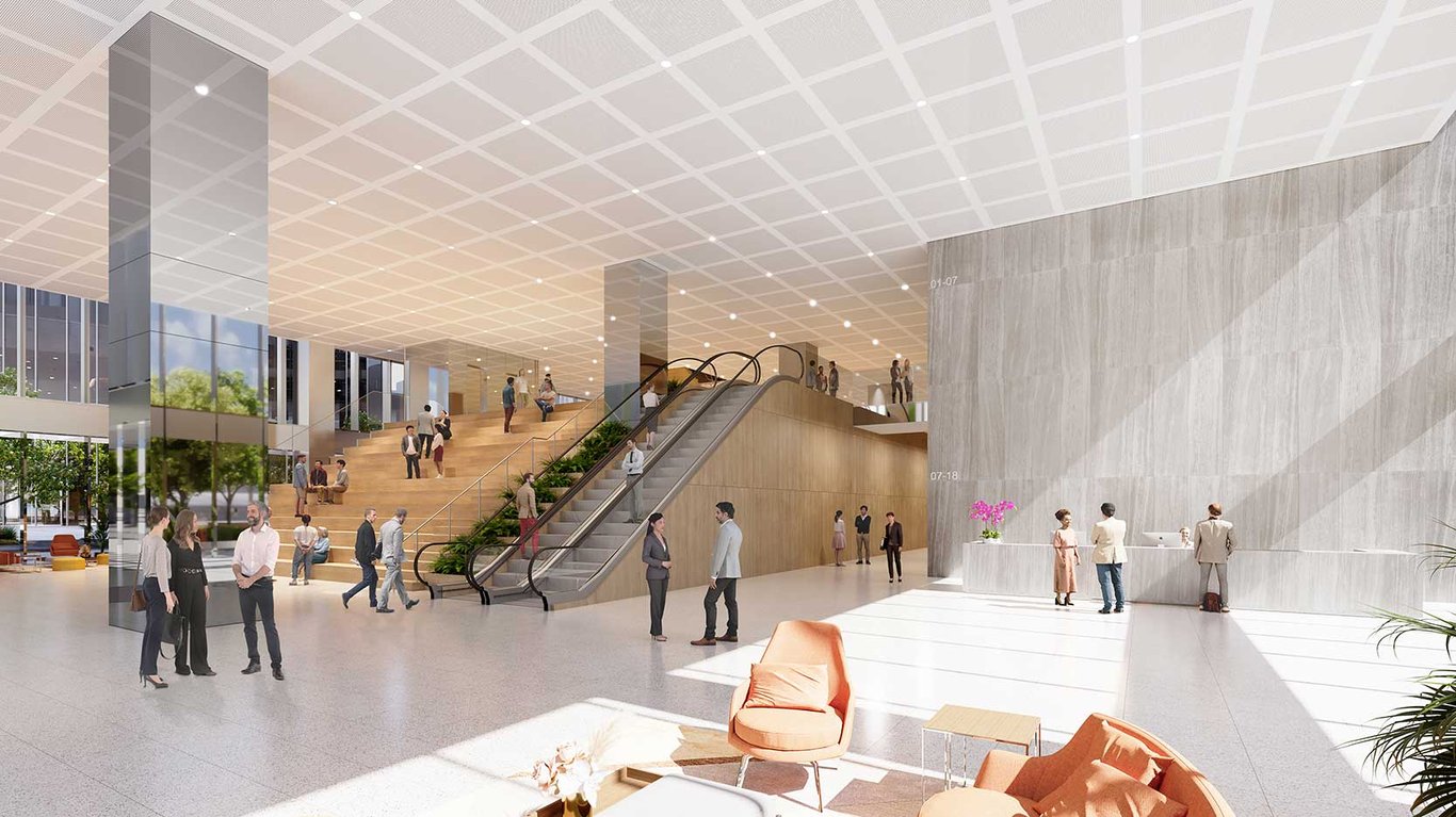 An interior shot of Hub - Elizabeth Quay