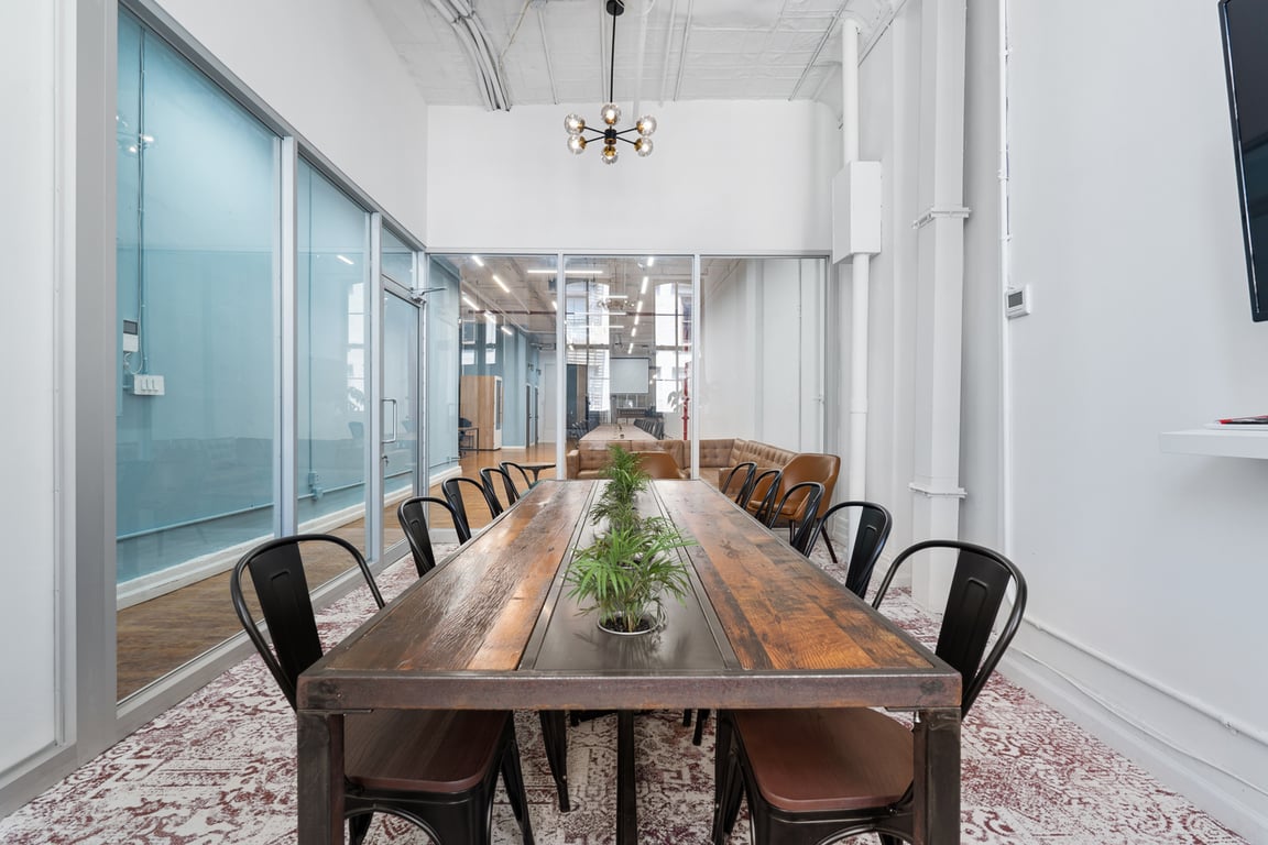An interior shot of Soho Flexible Day Office with 2 Breakout Rooms