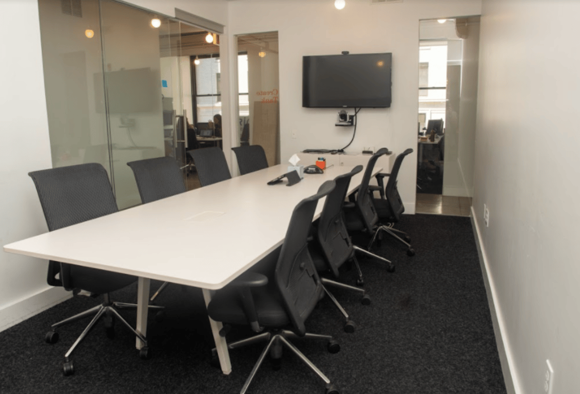 An interior shot of Nomad Boardroom
