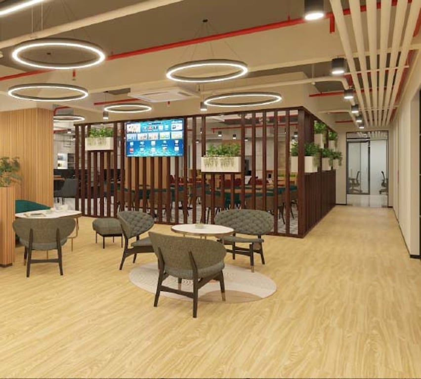 An interior shot of Awfis - Baner Business Bay