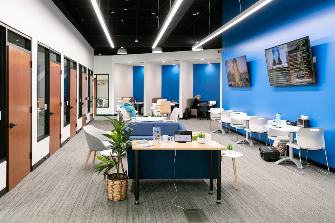 An interior shot of Micro Office