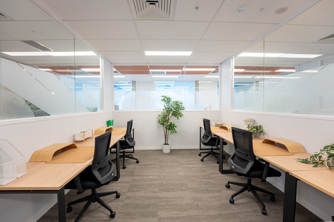 An interior shot of Suite 13