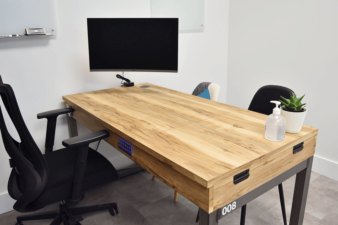 An interior shot of Private Office (Best for 1-2 persons)