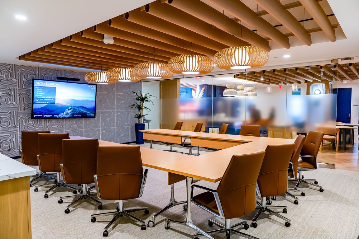 An interior shot of Fairfax Room