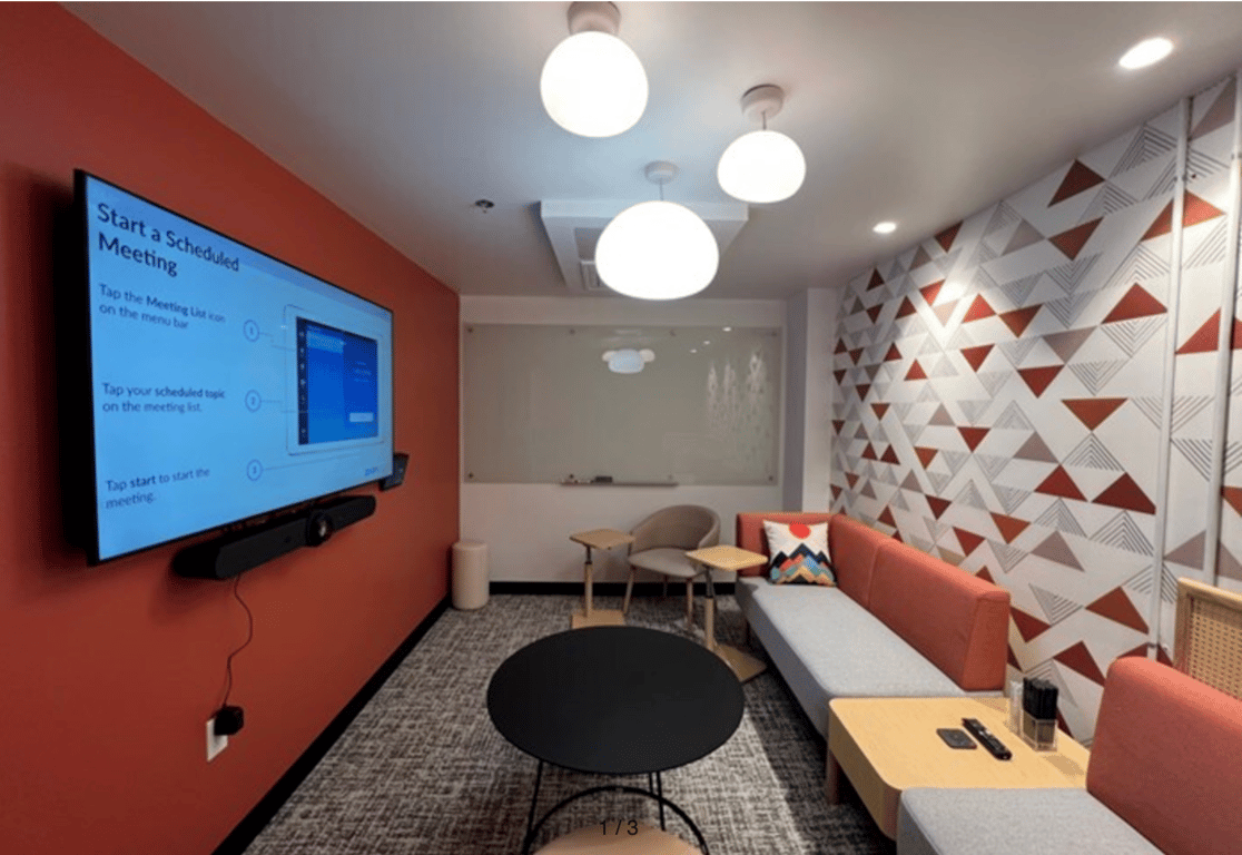 An interior shot of Meeting Room B1