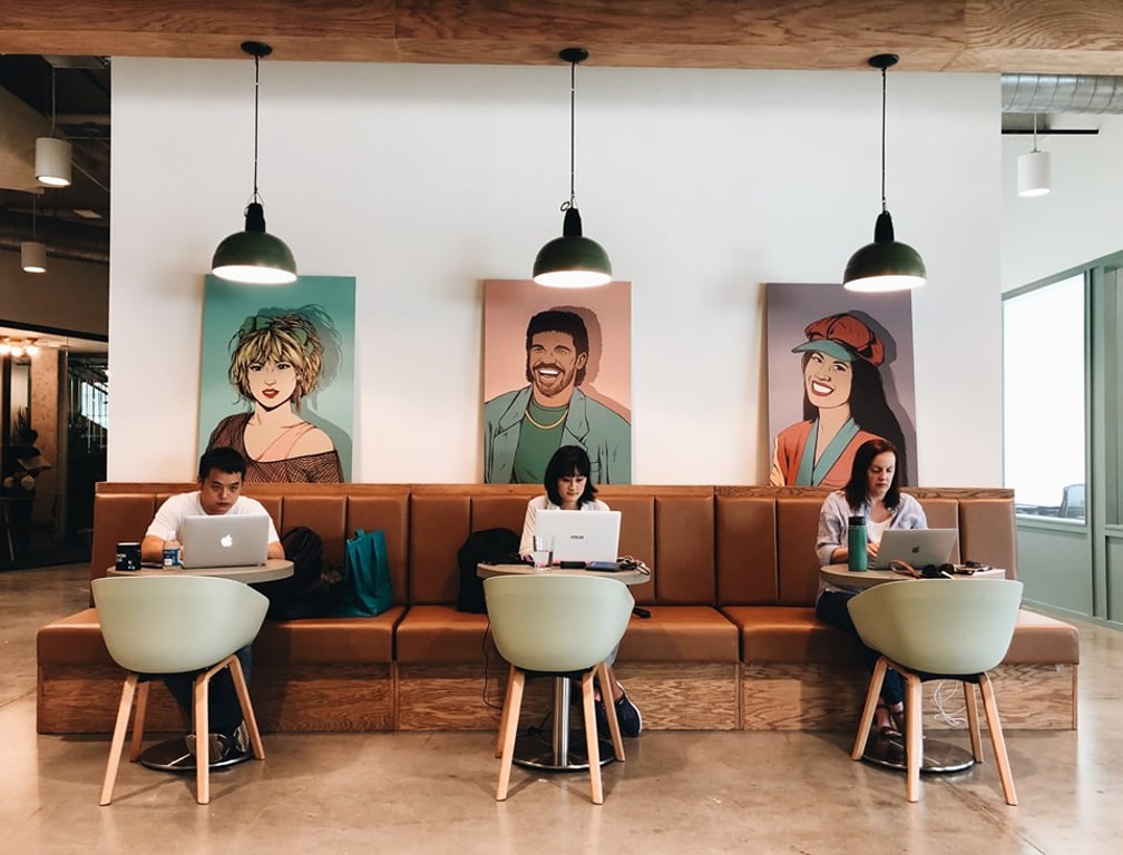 An interior shot of Common Desk - Addison