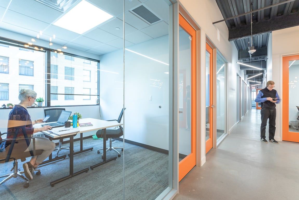An interior shot of Private Day Office