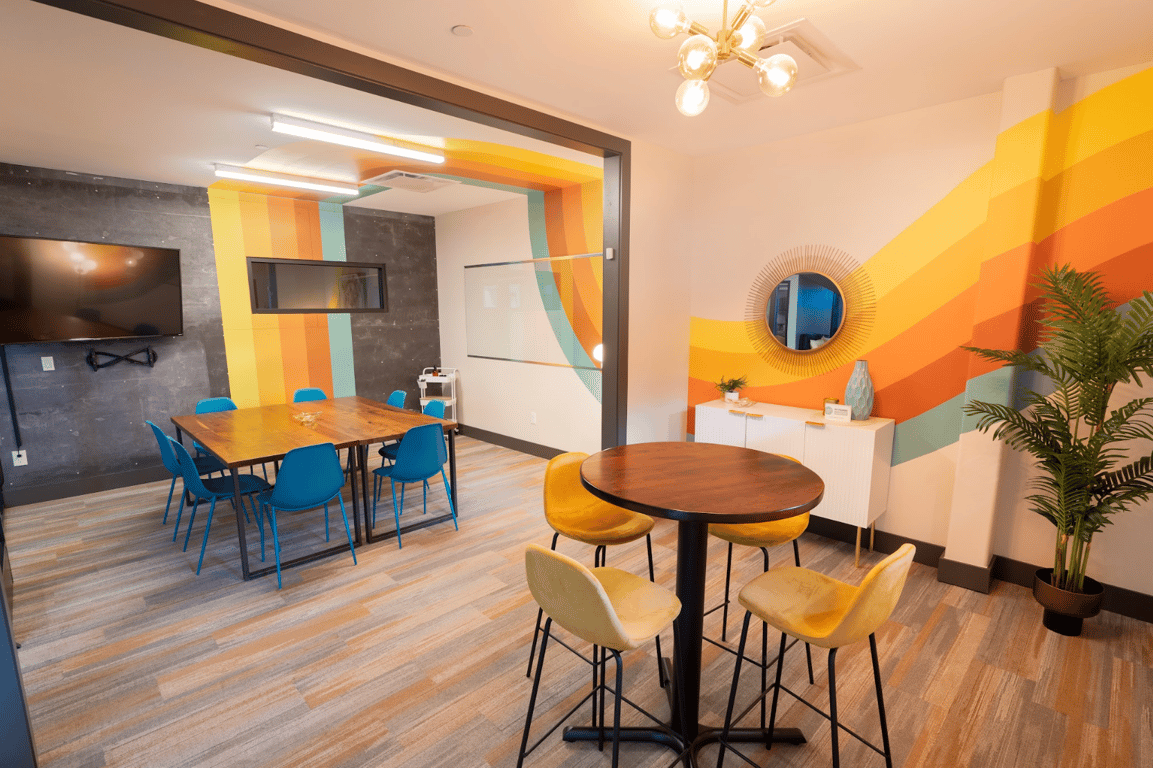 An interior shot of Room 70
